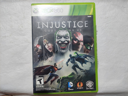Injustice Gods Among Us Original, Completo Xbox 360 $299