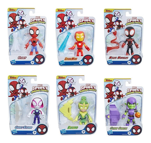 Figura De Acción Spidey And His Amazing Friends Iron Man