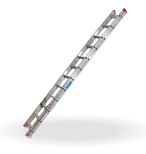 Escalera Extensible Aluminio 16 A 32 Escalones Alpina 
