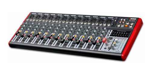 Consola Mixer Novik Nvk-1602fx Usb 16 Canales Ultra Slim Fx