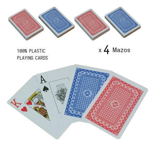 Cartas De Poker 4 Mazos