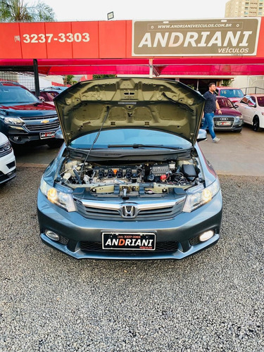 Honda Civic Sedan Lxs 1.8 Cinza 2014