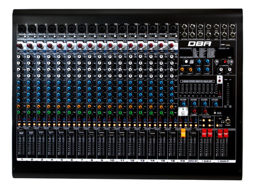 Lexsen Dm16 Usb Mesa De Som 16 Canais Com Efeitos (Recondicionado)