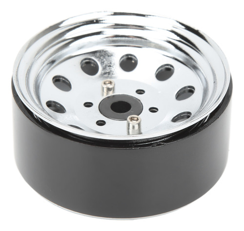 Cubo De Roda Silver Beadlock, 4 Peças, Rc, 1,9 Polegadas, Fe