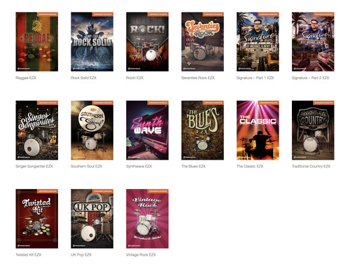 Expansiones Ezdrummer Y Superiordrummer 2 & 3 / Mac Y Win