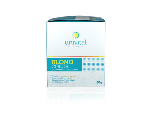 Caja Polvo Decolorante Blond Color Univital 10 Sachet X50 Gr