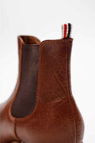 Bota Elias Cuero Bensimon Marrón 41 Ar
