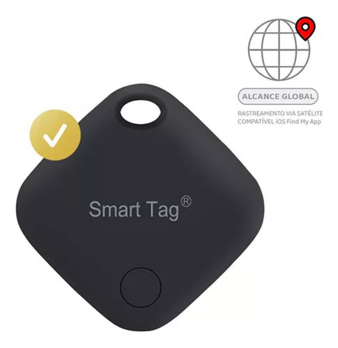 Kit Com 2 - Localizador Air Tag Gps Rastreador Para Iphone Preto