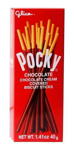 Imagen 1 de 1 de Pocky Chocolate 40g, 1 Pza, Glico