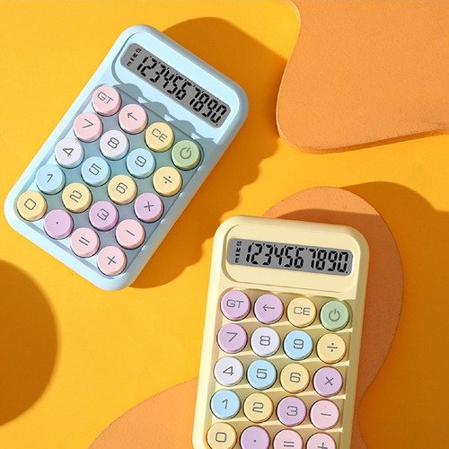 Botones Mecánicos De Calculadora De 10 Dígitos Pantalla