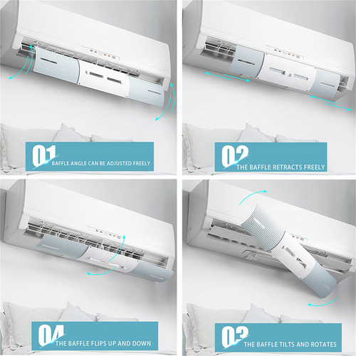 Qa1 Protector De Viento Para Acondicionador De Aire,