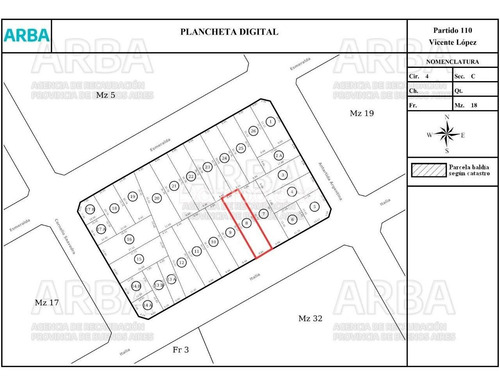 Imagen 8 de 8 de Terreno Fracción En Venta En Florida Oeste, Vicente López, G.b.a. Zona Norte