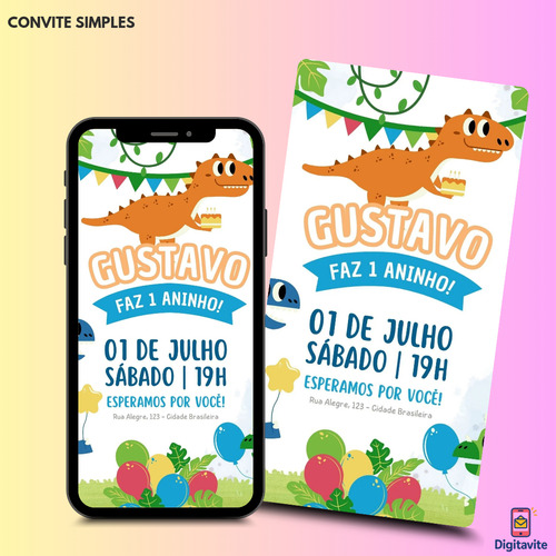 Convite Digital Personalizado