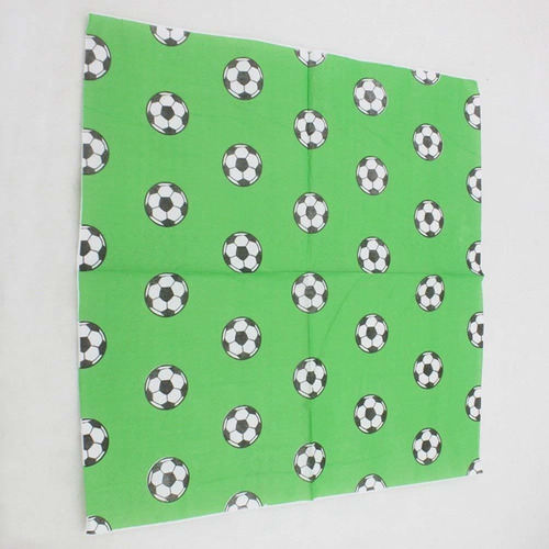 100pcs Fútbol Partido De Fútbol De La Servilleta Servilleta