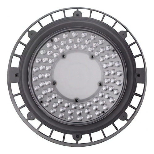 Reflector Colgante Galponera Led 200w Ip65 Ufo Industrial Color De La Carcasa Gris Oscuro Color De La Luz Blanco Frío 220v