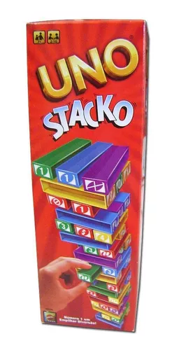 Jogo Torre De Equilíbrio Uno Stacko Brinquedo Uno