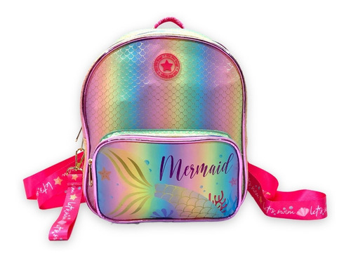 Mochila Infantil De Espalda 28 Cm Jardin Nena Phi Phi Toys Color Rosa