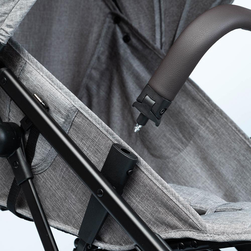 Carrinho de Bebe Passeio Portátil Mini Cinza Kikkaboo
