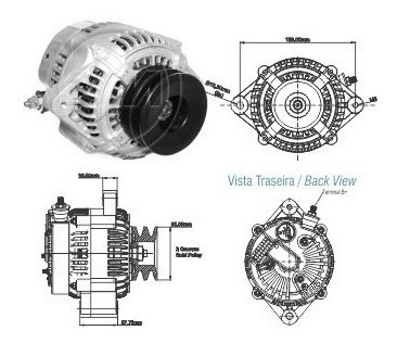 Alternador Zm Alt-9020405