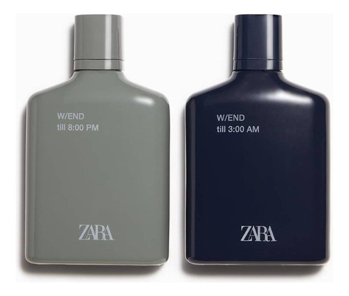 Perfume Zara W/end Till 8 Pm 100 Ml + W/end Till 3 Am 100 Ml