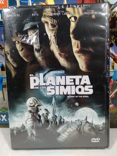 Pelicula El Planeta De Los Simios 2001 Tim Burton Dvd (Usado)