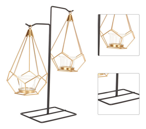 Candelabro Colgante Con Forma De Candelabro Geométrico Para