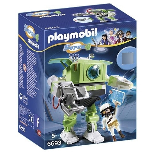 Playmobil Super 4 Cleano Robot Building Kit