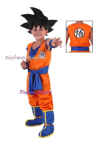 Disfraz Goku Para Niño Dragon Ball Z Envio Express Gratis | Meses sin  intereses