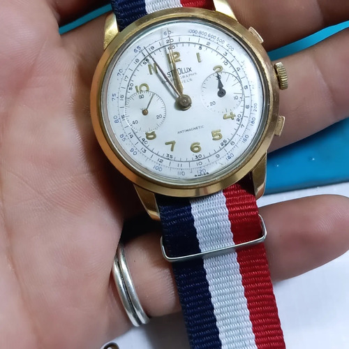 Reloj Astrolux Cronógrafo Mecánico Cuerda Manual 