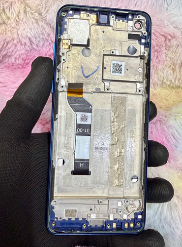 Display 100% Original Con Marco Motorola One Action (xt2013) Azul (Usado)
