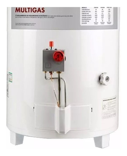 Termotanque multigas Sherman Gas TPGP80 blanco 80L
