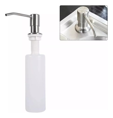 Dispensador Y Detergente Embutir 300ml Porta Sabonete Liquid