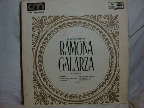 Vinilo Ramona Galarza Los Grandes Sucesos Sss F1