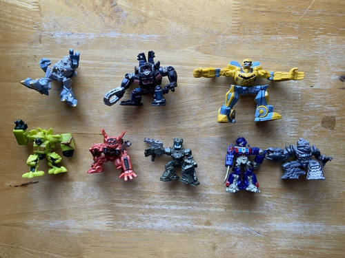 7 Figuras  De Transformers Mide 6 Cms