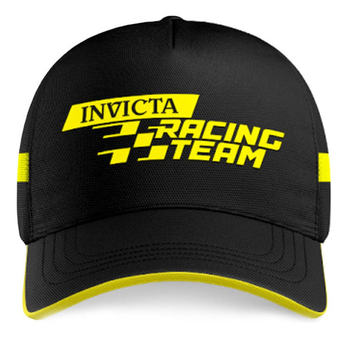 Gear - Invicta Racing Team Hat - Black\/yellow