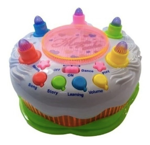 Torta Magica De Cumpleaños Musical Infantil Niño Niña A Pila