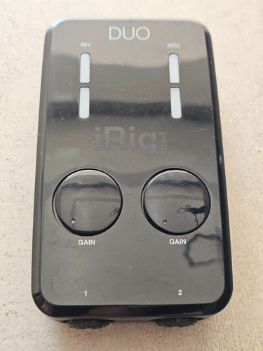 Interface Ik Multimedia Irig Pro Duo, Cabos Originais Preto (Usado)