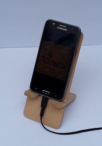 Set Por 3 Soportes Porta Celular Mdf Fibrofacil Home Office