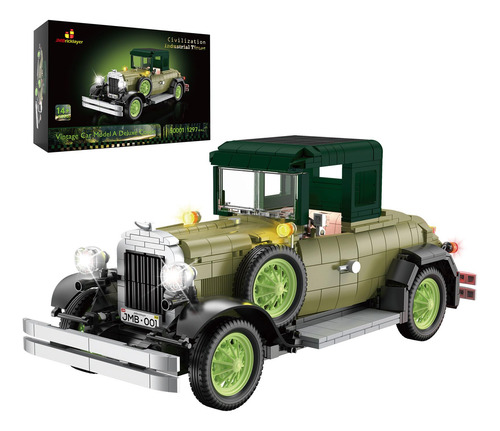 Jmbricklayer Set De Construcción De Coches Vintage Con