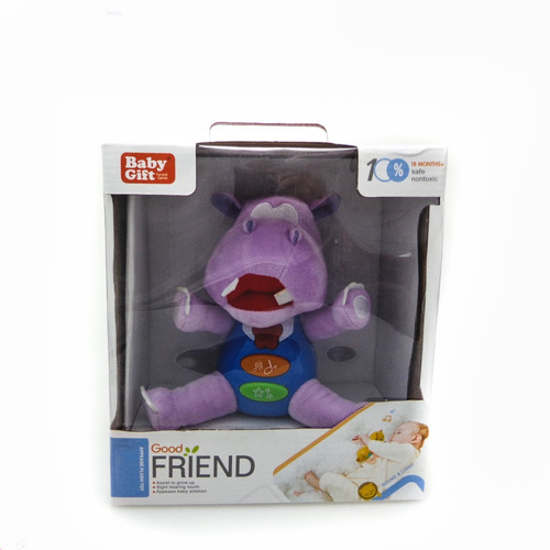 Peluche Hipopotamo Interactivo Bebe Con Luces Musica Cuotas