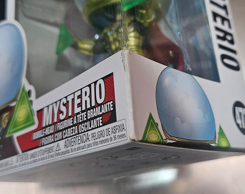 Funko Pop Spiderman Far From Home - Mysterio #473 Dañado