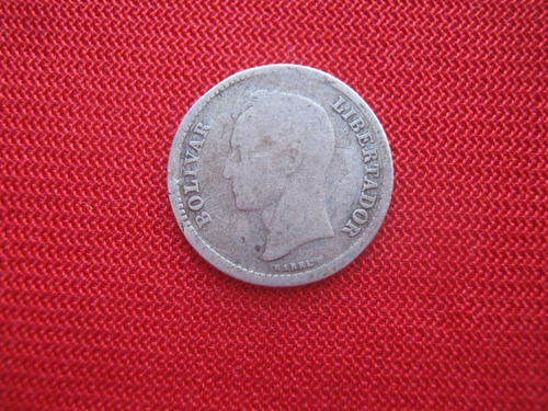 Venezuela 25 Céntimos 1954 Plata