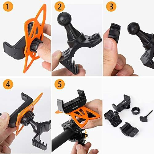 Soporte Telefono Para Bicicleta 2 Ajustable Celular Max