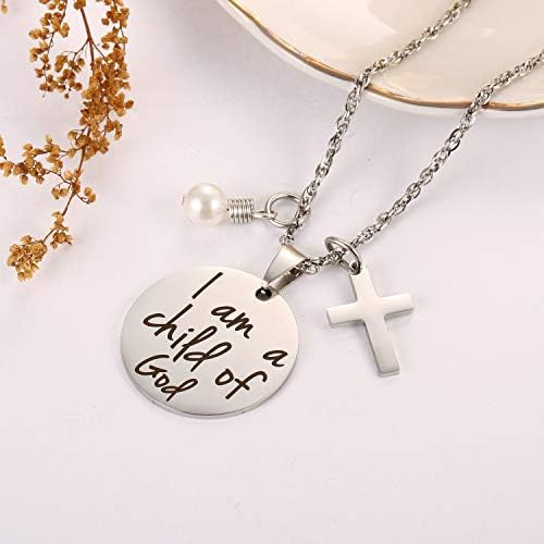 Ids Collar Con Versículo Bíblico Soy Un Hijo De Dios Collar