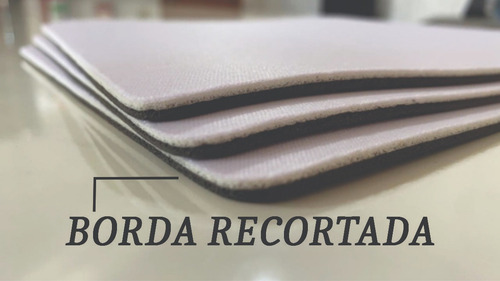 500pç Mouse Pad 22x17 Basico Personalizado Com Sua Logomarca