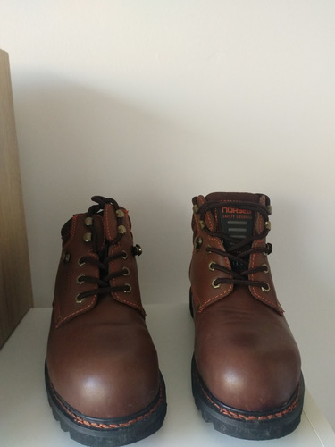 Zapato Seguridad Cafe Norseg 37,5