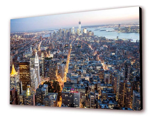 Cuadro 50x30cms Decorativo New York Air!!!+envío Gratis