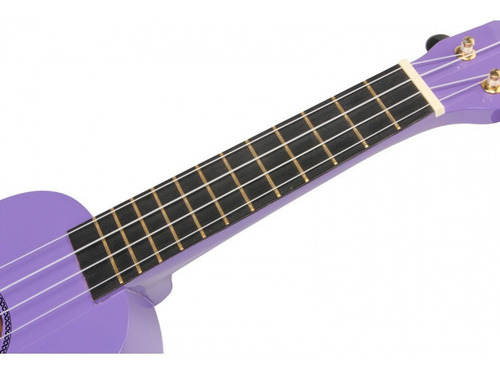 Imagen 10 de 10 de Ukelele Electroacustico Mahalo Rainbow Soprano Funda Aquila