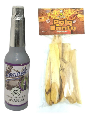 Água Florida Colônia Peruana Lavanda 70ml + Palo Santo 50g