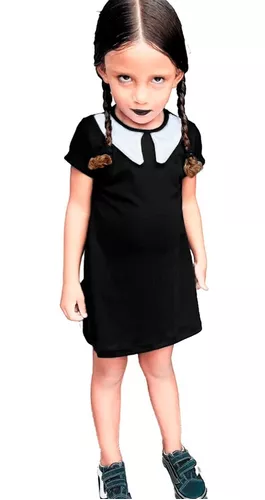 Fantasia Infantil Halloween Wandinha Família Addams - Bela Import -  Fantasias para Crianças - Magazine Luiza